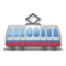 Tram Car emoji on LG